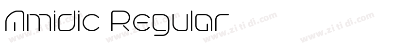 Amidic Regular字体转换 Amidic Regular字体转换